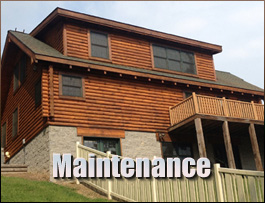  Langley, Kentucky Log Home Maintenance
